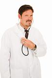 Handsome Doctor with Stethoscope