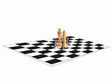 vector chess board and figures, set12