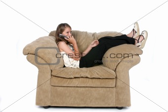 girl in chair