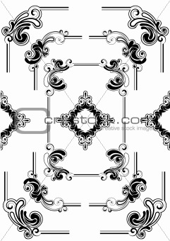 Abstract frame design