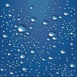 Vector dark blue water bubbles
