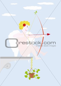Cupid for St. Valentine's day