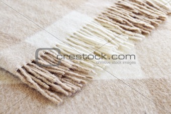 Cozy alpaca wool blanket