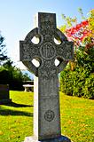 Graveyard with celtic cross