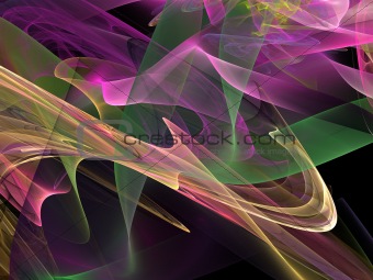 Abstract background. Purple - green palette.
