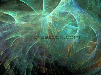 Abstract background. Green - blue palette.