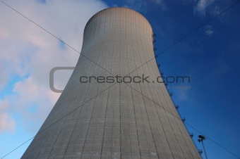 cooling tower of an atomic power plant