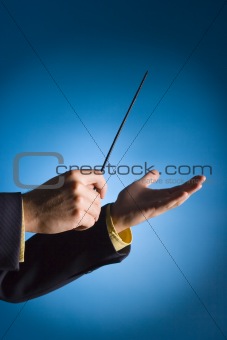 conductor's hands