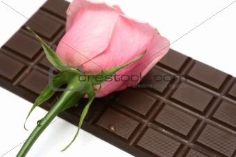 Rose and chocolate