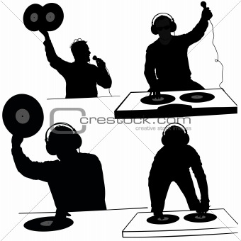 DJs 06 - Deejay silhouettes