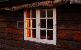 Old Cabin Window