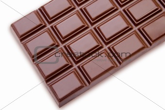 chocolate on white