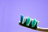 Isolated Toothbrush with Blue Background