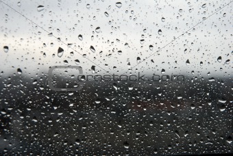 Rain at window 1