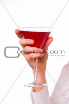 Hand with drink