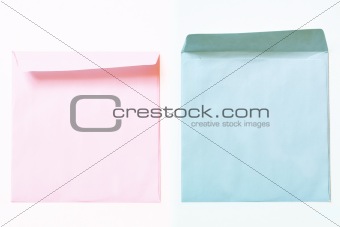 pink and blue covers