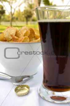 Dark Beer & Potatoes Chips