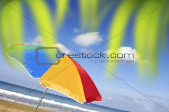 Bright Beach Parasol