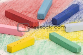 Multi coloured Chalks