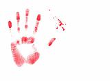 Handprint & Blood