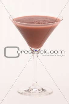 A red cocktail 