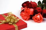 Rose With Gift Box