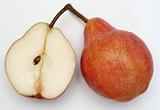 Two red pears