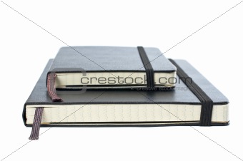 Two blacks notebooks