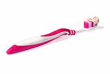 pink toothbrush