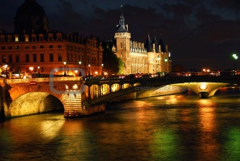 Nighttime Paris