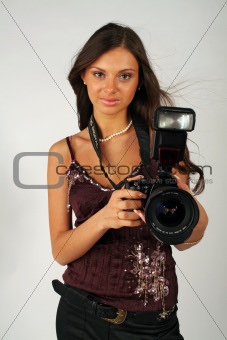 Girl - photographer