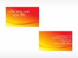  creative wavy background series, business card set_2