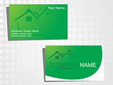 real state business card with logo_17