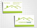 real state business card with logo_21