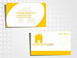 real state business card with logo_22