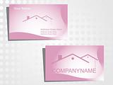 real state business card with logo_9