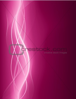 Abstract wave background in purple with neon effects