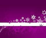 Abstract background with snowflakes. Vector