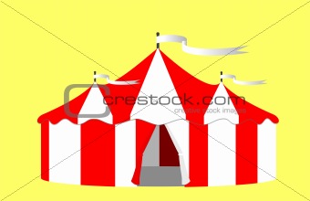 Circus Big Top Tent Illustration