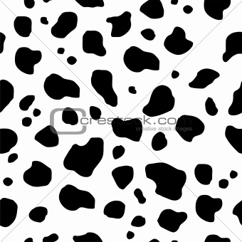 Seamless Cow Print background