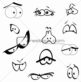 Round Cartoon Eyes