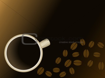 Coffee and Beans background