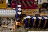 Macro image of circuit board