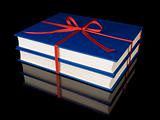 Two blue books