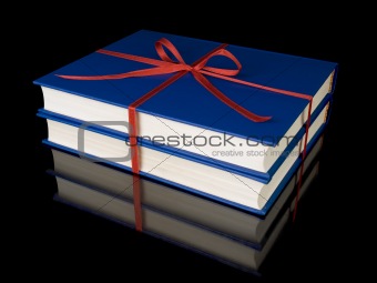 Two blue books