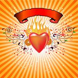 burning heart interface