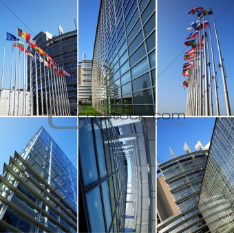 European parliament collage