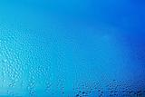 blue desktop with water drops