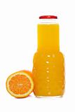 Orange juice bottle