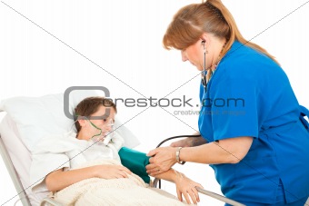 Boy in Hospital - Blood Pressure